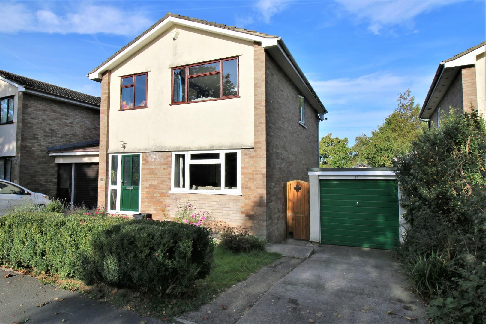 Detached four bedroom family home with large garden, backing onto open fields