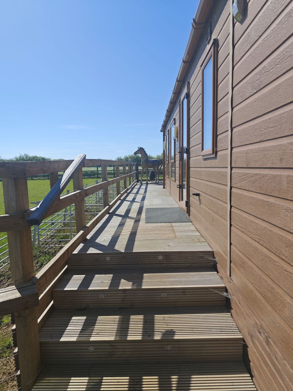 Two Bedroom Log Style Cabin In Rural Setting In Melksham