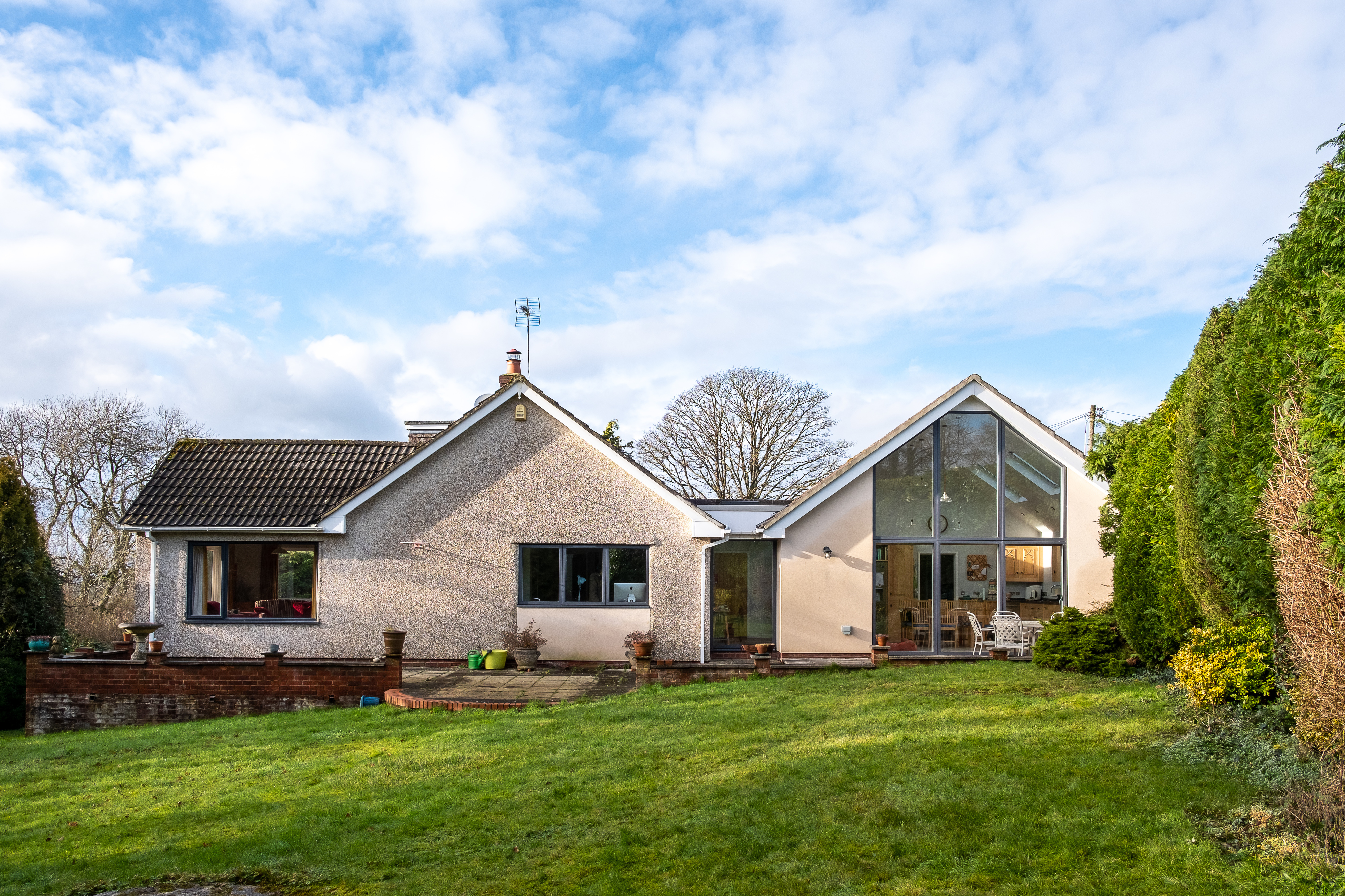 Country home on private road in Shipham